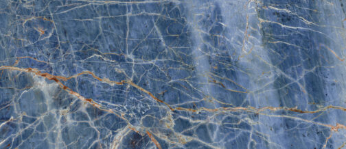 MARMOTECA BLUE DENIM 48X110 SLAB MARBLE LOOK