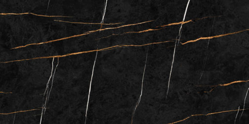 MARMOTECA SAHARA NOIR POLISHED 48X110 SLAB MARBLE LOOK